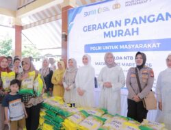 Polda NTB Gelar Pasar Murah dalam Gerakan Pangan Murah Polri Serentak