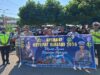 Personel Ops Ketupat Rinjani 2026 Himbau Keselamatan Berlalu Lintas di Pasar Amahami, “Mudik Aman Keluarga Bahagia”
