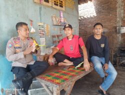 Bhabinkamtibmas Polres Bima Kota Sambang dan Silaturahmi dengan Warga Binaan di Jatibaru