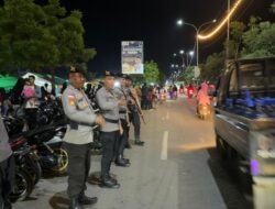 Sat Samapta Polres Bima Kota Patroli dan Amankan Pasar Ramadhan di Amahami