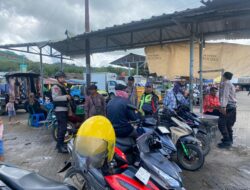 **Personel Pos PAM Maluk Intensifkan Patroli Jelang Idul Fitri 2026**