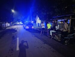 Patroli Blue Light Polsek Langgudu Sasar Titik Rawan, Ciptakan Kamtibmas Kondusif