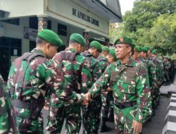 Kasdim Mataram Pimpin Apel dan Halal Bihalal Hangat