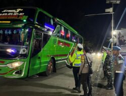 Pos PAM Tente Patroli Antisipasi Kepadatan Arus lalulintas dan Cegah Potensi Guankamtibmas di Terminal Tente