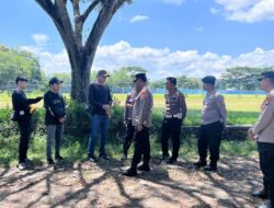 CEK KESIAPAN LOKASI KONSER AKBAR DI GOR GINTE, PENGAMANAN JADI PRIORITAS