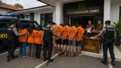 Sat Resnarkoba Polres Dompu Limpahkan 9 Tersangka Kasus Narkoba