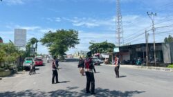 Antisipasi Kepadatan Pasca Lebaran, Polda NTB Atur Arus Lalu Lintas di Pasar Pagesangan