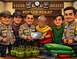 Polsek Pekat Ungkap Kasus Pencurian di Nangakara, Pelaku Diamankan Beserta Barang Bukti