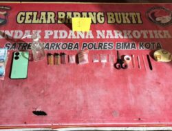 Tim Opsnal Sat Resnarkoba Polres Bima Kota Amankan Terduga Pengedar Sabu di Tanjung