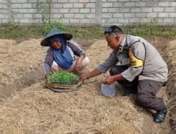 Polres Lobar Perkuat Ketahanan Pangan di Desa Merembu Labuapi