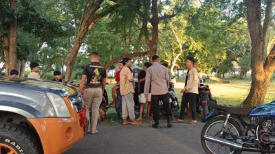 Polsek Praya Barat Daya Intensifkan Patroli Sore di Bendungan Pengga