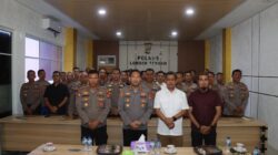 Polres Loteng Terima Pembekalan dari Kasatgaswil NTB Densus 88 AT Polri tentang Pencegahan Terorisme
