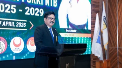 Lantik Pengprov FORKI NTB, Hadi Tjahjanto Targetkan Sapu Bersih Medali Emas di PON 2028