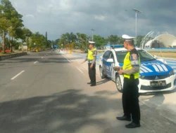 Menjaga Kamtibmas dan Kelancaran Arus Lalu Lintas, Satlantas Polres Lombok Barat Intensifkan Patroli Sore di Kawasan Gerung