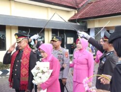 kapolres ksb melepas purna tugas kompol M. santoso