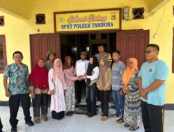Polsek Tambora Polres Bima Kabupaten Sukses Mediasi Dugaan Perundungan Pelajar, Vidio Viral Berujung Damai