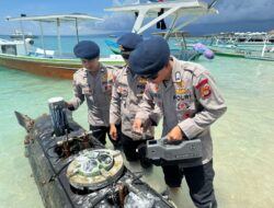 Gegana Brimob Polda NTB Cek Benda Diduga Torpedo di Gili Trawangan, Dipastikan Tidak Berbahaya