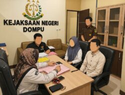 SATRESNARKOBA POLRES DOMPU LIMPAHKAN TERSANGKA DAN BARANG BUKTI KE KEJAKSAAN NEGERI DOMPU