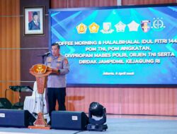 Perkuat Soliditas, POM TNI dan Propam Polri Gelar Coffee Morning & Halal Bihalal 1447 H