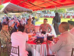 Wakapolres Bima Kabupaten Hadiri Kegiatan Masak Akbar Yang di Selenggarakan Oleh Kodim 1608/Bima