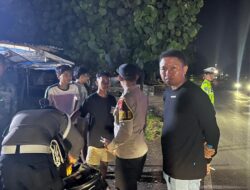 Patroli Malam Gabungan Polres Dompu, Jaga Stabilitas Kamtibmas di Sejumlah Titik Rawan[