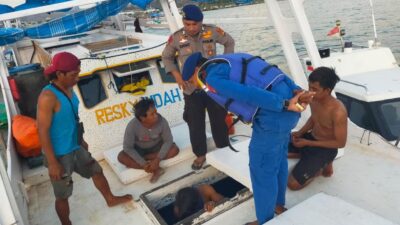 Patroli Cipkon Upaya Preventif Satpolairud Polres Bima Kabupaten Jaga Keamanan di Perairan Teluk Bima