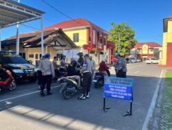 Tingkatkan Kedisiplinan Personel, Si Propam Polres Sumbawa Gelar Gaktibplin dan Razia Judi Online