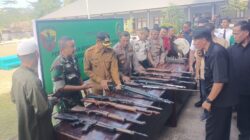 KBO Binmas Polres Kabupaten, Hadiri Pemusnahan Senjata Rakitan di Makodim 1608/Bima