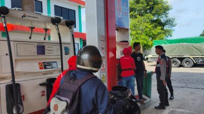 Wujudkan Wilayah Kondusif, Sat Samapta Polres Lombok Barat Intensifkan Patroli dan KEMOS 110