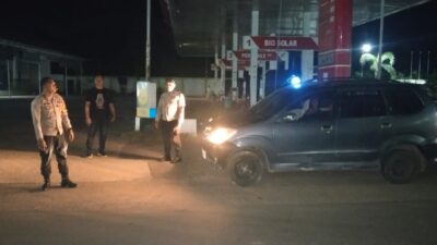 Polsek Rasbar Intens Patroli Cipta Kondisi Kamtibmas Pasca Kenaikan BBM Non Subsidi