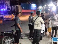 Polsek Asakota Gelar Patroli Cipkon Blue Light, Imbau Pemuda Jaga Kamtibmas