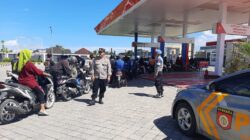 Polsek Labuapi Pantau Stok BBM di Sejumlah SPBU Lokal