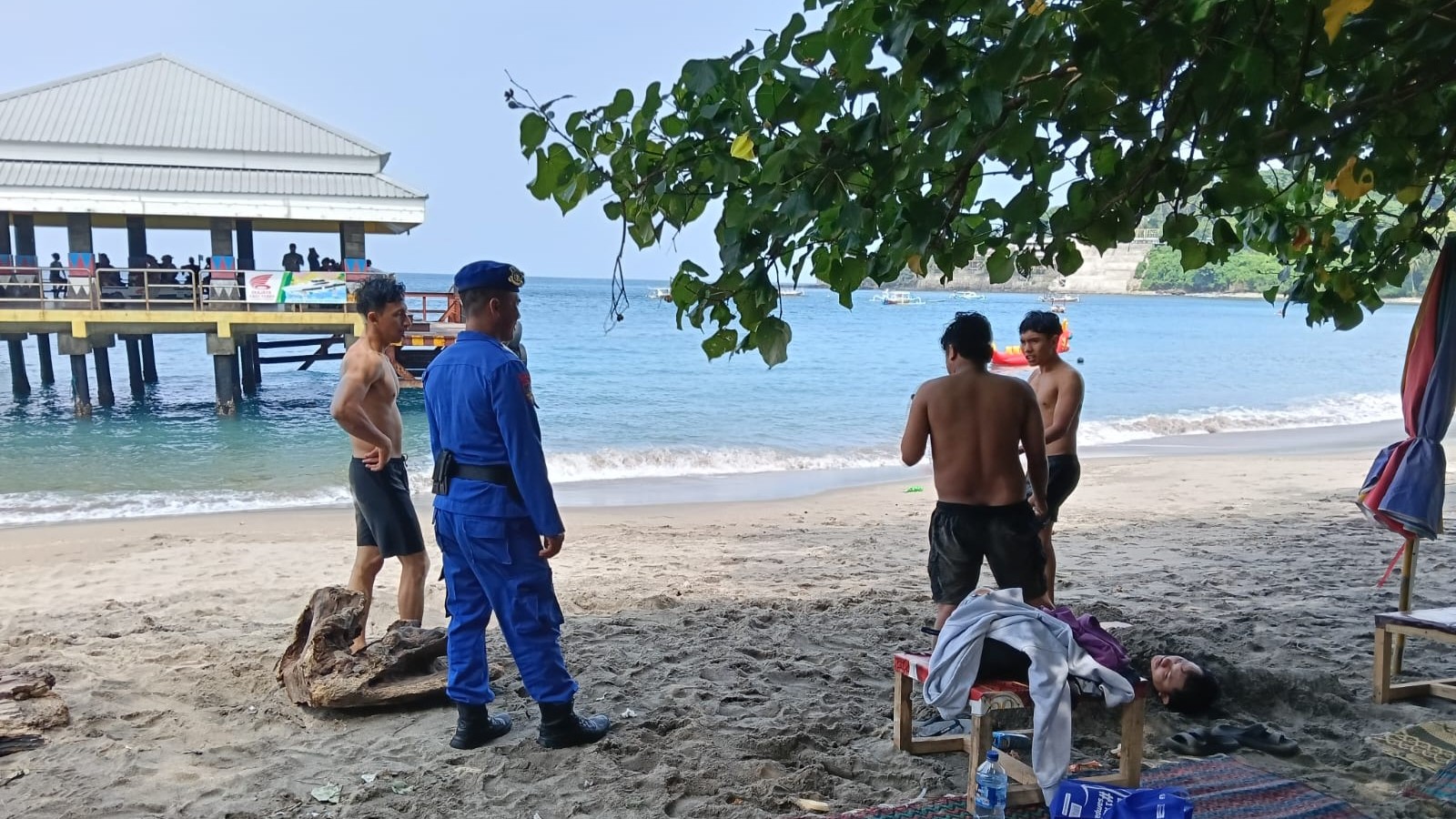 Polres Lombok Barat Jaga Keamanan Wisata Pantai Senggigi