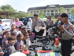 Outing Class di Polres, Anak TK Kemala Bhayangkari Belajar Tugas Polisi