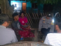 Melalui Patroli Dialogis Malam Hari Polsek Sanggar Cegah Potensi Guankamtibmas dan Imbau Warga Jaga Harkamtibmas