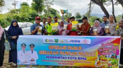 Bhabinkamtibmas Polres Bima Kota Amankan Operasi Pasar, Dukung Gerakan Pangan Murah