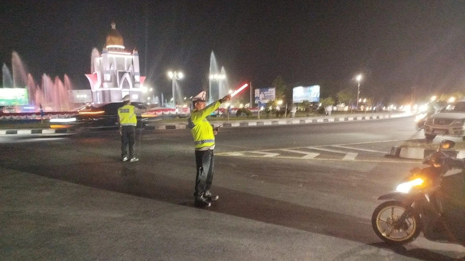 Polres Lombok Barat Pastikan Keamanan Jalur Night Run dalam Perayaan HUT Lobar ke-68