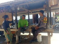 Bhabinkamtibmas Desa Obel-obel Intensifkan Sambang Warga, Perkuat Kamtibmas di Sambelia