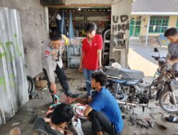 Bhabinkamtibmas Desa Bagik Papan Laksanakan Silaturahmi Dan Himbauan Kamtibmas Kepada Pemuda