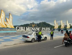 Satlantas Polres Lombok Barat Intensifkan Patroli Sore di Titik Keramaian Gerung Guna Cegah Balap Liar