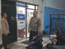 Perkuat Keamanan Objek Vital Polsek Praya Timur Intensifkan Patroli Dini Hari di Area Perbankan Desa Mujur