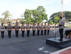 Kapolres Loteng Pimpin Sertijab PJU dan Kapolsek. ‎