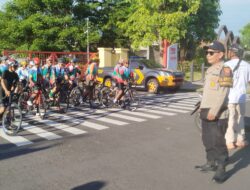 Polres Lombok Tengah Amankan Event Sepeda Lombok Charity Ride 2026 di Kawasan Kuta Pujut