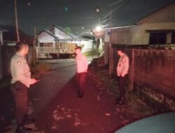 Jaga Kamtibmas di Jam Rawan, Personel Polsek Pringgarata Gelar Patroli Malam di Arjangka