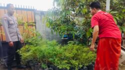 Polsek Labuapi Edukasi Pemanfaatan Lahan Pekarangan Warga