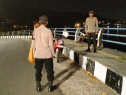 Polsek Batulayar Patroli Malam di Wisata Senggigi Lombok