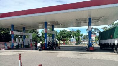 Polsek Gerung Pantau Ketersediaan BBM di Sejumlah SPBU