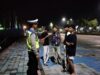 Satlantas Polres Lombok Barat Kepung Jalur Rawan, Pastikan Malam Masyarakat Aman dari Kriminalitas