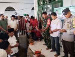 Bhabinkamtibmas Seloto Ikuti Kegiatan Peletakan Batu Pertama Masjid Baiturrahman yang Dihadiri Bupati KSB