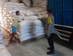 Polsek Gerung Kawal Ketat Distribusi Puluhan Ton Jagung Petani ke Gudang Bulog demi Amankan Stok Pangan